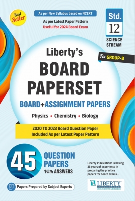 STD 12 SCIENCE (GROUP - B) BOARD ASSIGNMENT PAPER SET (English Medium)